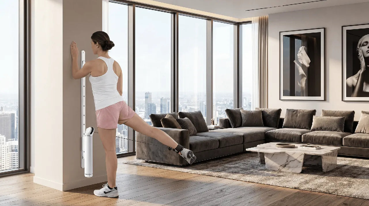 In the living room